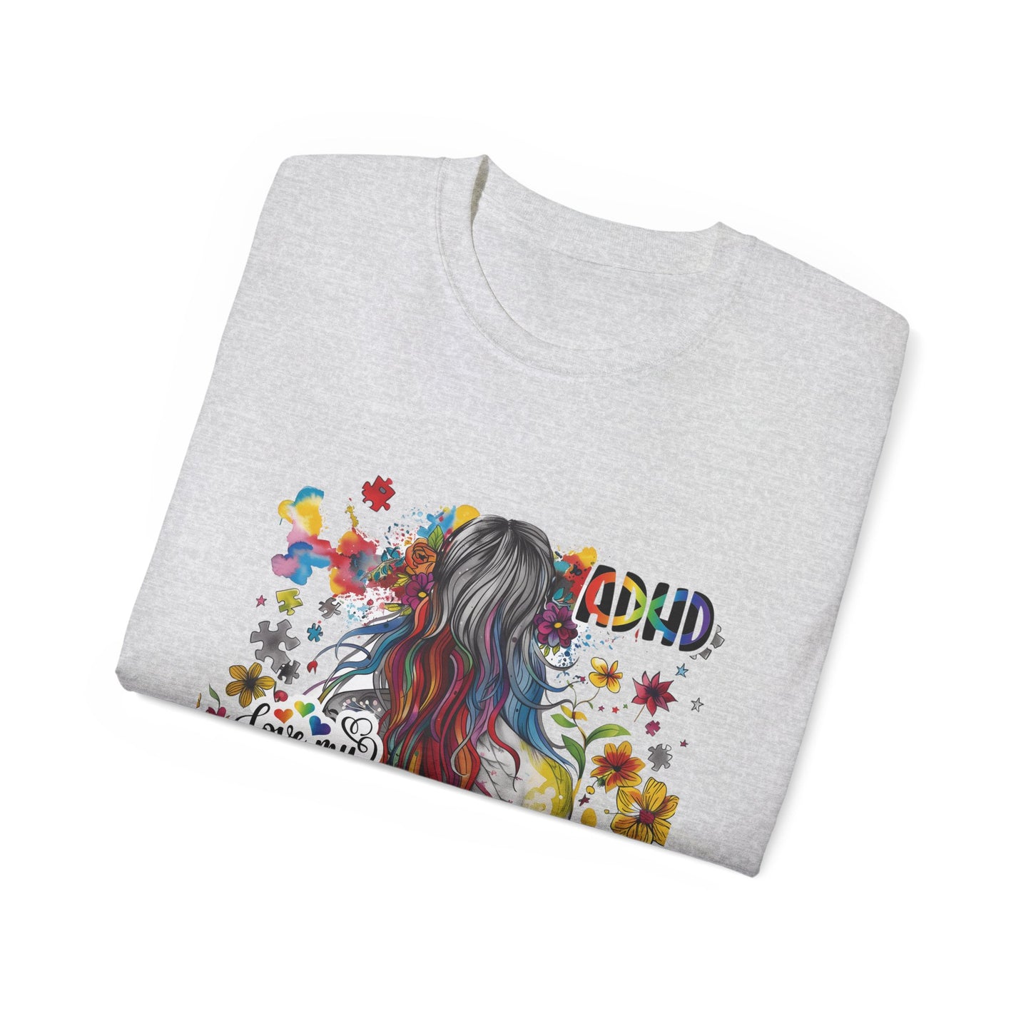 ADHD Awareness Unisex Ultra Cotton Tee - Love My Divergent Minds