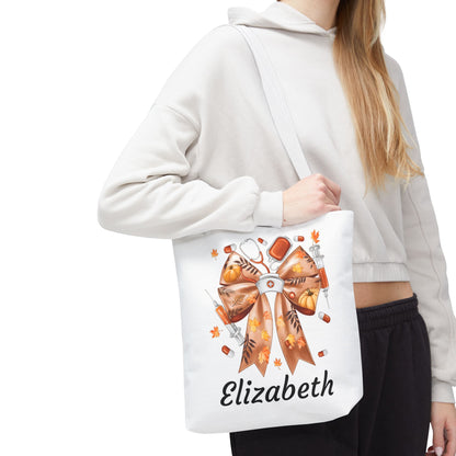 Personalized Fall Nurse Tote Bag| Nefty Creations - Nefty Creations